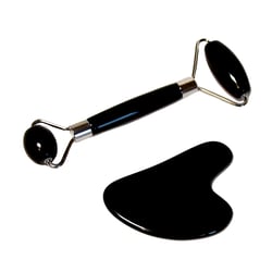 Coffret de Massage pour le Visage en Obsidienne noire - Omsaé