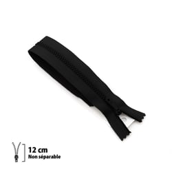 Fermeture éclair pantalon Z13 - Non séparable métallique 4mm - 12 cm