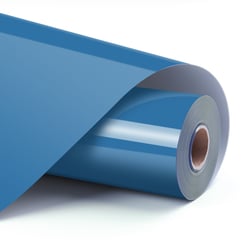 LOKLiK – Vinyle Thermocollant Basic – Bleu Océan – 30.5 x 180 cm