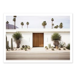 Affiche 50x70 cm - Mid-Century Modern house - Philippe Hugonnard
