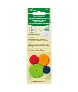 Jeu de 4 Marqueurs pour Marges de Couture - Clover : Précision et Facilité de Traçage Multicolore