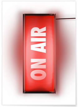 Affiche 'On Air' | A3 : 29,7x42cm