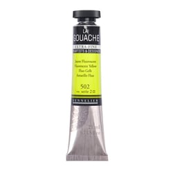 Gouache - Extra-fine - Jaune fluorescent - 502 - Tube de 21ml - Sennelier