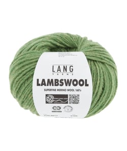 Pelote à tricoter 100% Laine Vierge LAMBSWOOL - Lang Yarns 0017 Vert