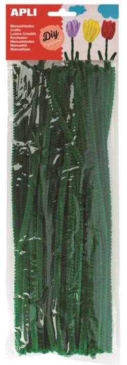 SACH 50 CHENILLES VERT 30CM