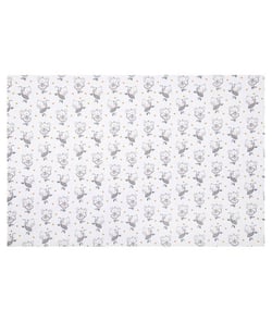 Tissu coton enfant souris danseuse de 140 cm de largeur sourisblanc vendu par 50 cm