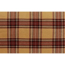 Tissu Tartan Ecossais Mateo sur fond Ocre