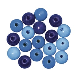 Perles en bois polies 12mm ø Assortiment