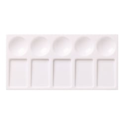Petite palette de peinture plastique blanc Liquitex 10 godets
