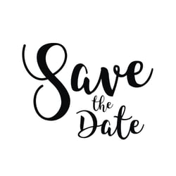Tampon "Save the Date", 6x7cm