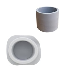 Moule en silicone pot de fleurs Ø 10cm - Rond