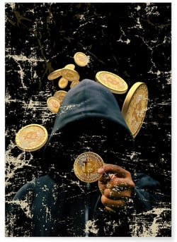 Affiche Motivation Cryptomonnaie | A3 : 29,7x42cm