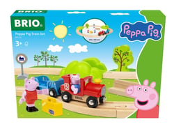 36123 – Circuit Peppa Pig – Coffret Complet de 18 pièces avec Figurines Peppa Pig et George – Brio
