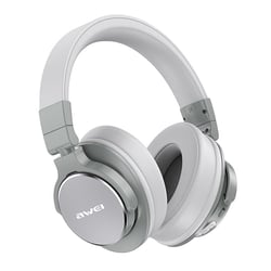 Casque Audio Sans Fil ANC Pliable Bluetooth 5.0 Autonomie 14h Chargement Rapide Gris YONIS