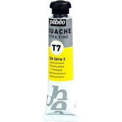 Tube 20ml Peinture Gouache T7 extra fine JAUNE PRIMAIRE PÉBÉO