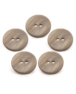 Lot de 5 boutons Nacre Colorée