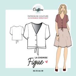 Patron Craftine Chemise Figue - Format Papier