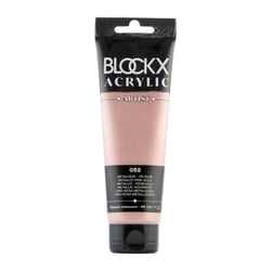 Peinture acrylique - Or rose - 052 - BLOCKX Artist - Qualité beaux-arts - Tube 120ml