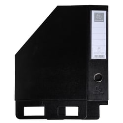 Porte-revues PP - Dos 70mm - livrés à plat - 23x31cm - Noir - x 10 - Exacompta