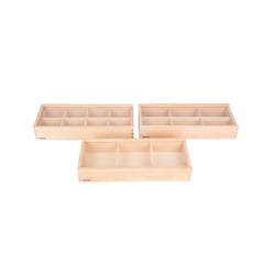 3 Coffrets découverte en bois - Jouet créatif et éducatif