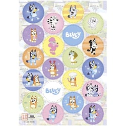 20 Mini Disque Bluey - Comestible
