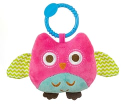 Peluche à suspendre  - Chouette Rose