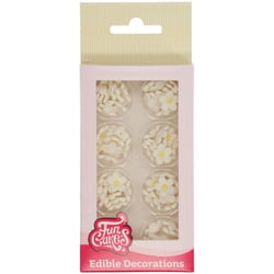 Funcakes 64 Petites Fleurs Blanches - Sucre