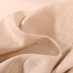 Tissu Ramie Lin uni Beige sable