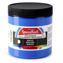 Encre acrylique bleue pour sérigraphie - Speedball