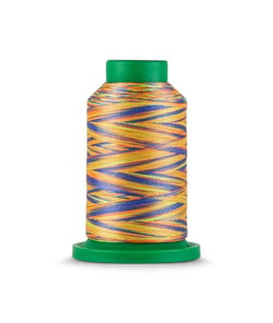 Cône de fil à broder Isacord n°40 Multicolore - 1000m - Amann Mettler 9981 multicolore