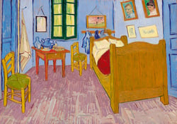 Puzzle 1000 pièces - Classiquecent Van Gogh - Bedroom in Arles, 1888 - Bluebird Puzzle