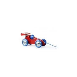 Voiture de course a trainer rouge et bleue - Vilac