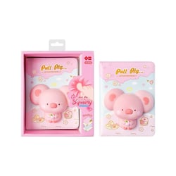 Carnet de Notes Kawaii Girly Squishy - Baby Cochon