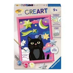 Peinture par numéros - Ravensburger - Multicolore - CreArt Peinture au numero Chat noir