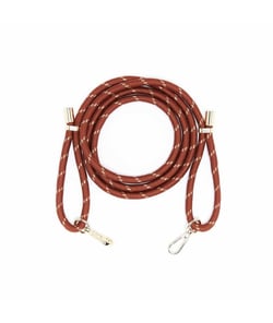 Cordon Chic sac ou pochette - 120 x 1 cm - DRAEGER Camel & Ivoire