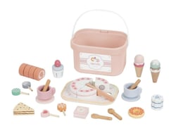 Service à thé en coffret 3en1 - EliNeli - Beige