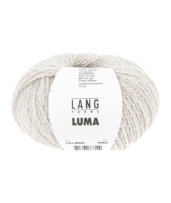 Pelote Luma — Soie, Alpaga & Laine Vierge — Lang Yarns 0094 Ecru