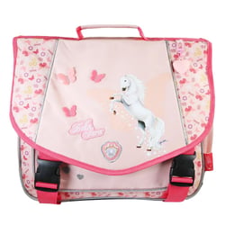 Cartable Bella Sara Cheval Blanc 38 CM - Haut de Gamme Pretty