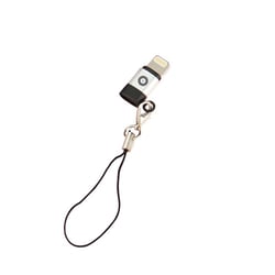Muvit Adaptateur Charge et Sync MicroUSB Vers Lightning Avec Attache porte-clé Gris