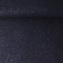 Tissu Fausse fourrure Bouclette Néora à sequin uni  Bleu marine