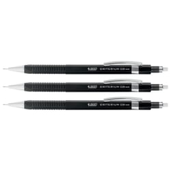 Porte-mine BIC - Criterium - Corps plastique noir - Mine HB 0,5 mm - Lot de 3