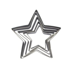 Lot de 5 emporte-pièces de Noël en forme d'étoile Zenker Emporte-pièces