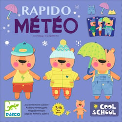 Rapido Météo jeux de memoire - Djeco - Bleu