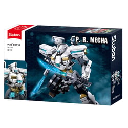 Robot PR Mecha blanc - Sluban