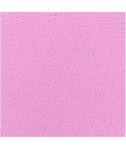 Tissu Mousseline Froissée - Rico Design de 140 cm de largeur Lilas Violet vendu par 50 cm