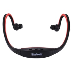 Casque Sport Bluetooth Étanche Sans Fil Pour Appels Mains Libres Smartphones Rouge YONIS