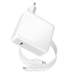 Avizar Chargeur pour Galaxy Book 360 Book2 à 4 USB-C 96W + Câble 1,8m Blanc