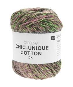 Pelote de coton Creative Chic-Unique Cotton DK 100g de Rico Design : L’alliance parfaite de la créativité et de la légèreté 03 Flowers