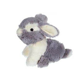 Peluche - Les Pakidoo sonores en peluche 15 cm - lapin gris