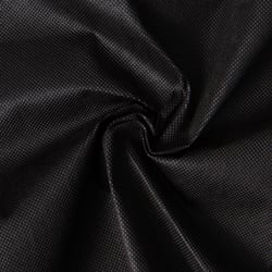 Tissu Non tissé uni Noir